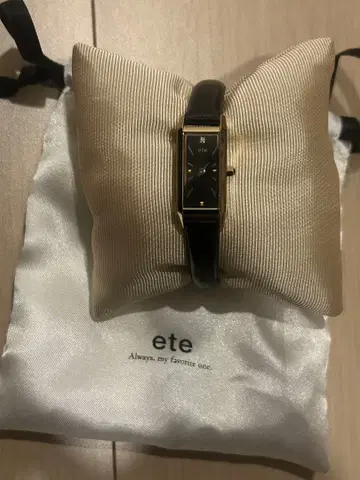 ete 아날로그 손목시계 블랙