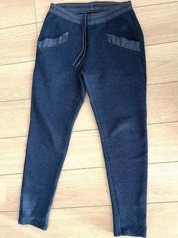 adidas 네이비 플리스 캐주얼 팬츠 S