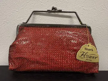 미사용 택 포함 Shark Flower 레트로 가마구치 백