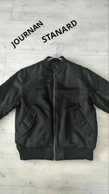 JOURNAN STANARD 블랙 MA-1 자켓 리버서블