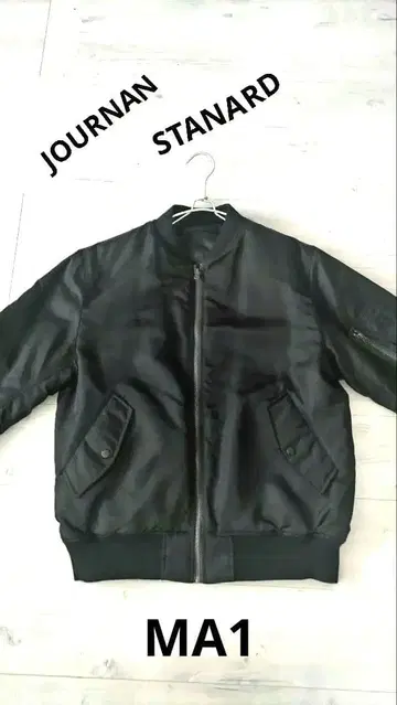 JOURNAN STANARD 블랙 MA-1 자켓 리버서블