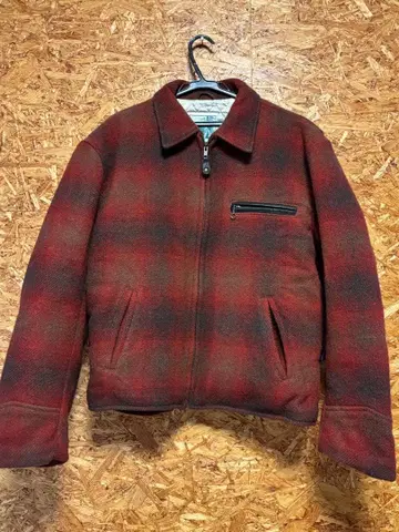 70s usa제 golden bear 옴브레 체크 블루종 짧음