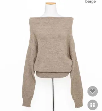 nugu CANIE 오프숄더 니트 택 포함 새상품