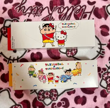 짱구는 못말려(크레용 신짱) 산리오 콜라보 지퍼백 2개 세트