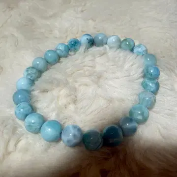 라리마 비즈 팔찌 천연 흠집 있음