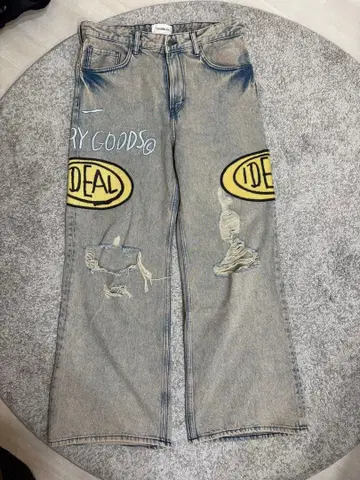 H&M JEAN-MICHEL BASQUIAT 데님 팬츠 34/30