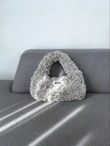 손뜨개질 퍼 백