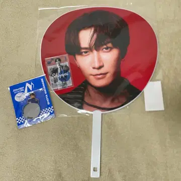 SnowMan 와타나베 쇼타 부채 클리어 스티커 미러 스티커