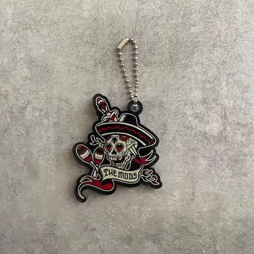 THE MODS 스컬 키링 리스트 밴드 포함