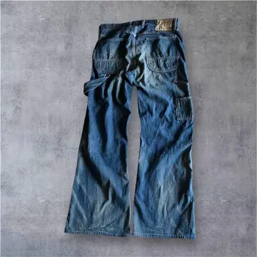 90s 00s archive john bull 카고 플레어 팬츠 데님