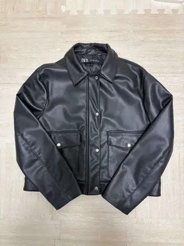 ZARA 여성용 가죽 자켓