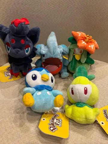 포켓몬 핏 봉제 인형 5체 세트