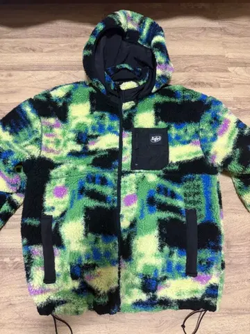 X-girl 플리스 자켓 멀티 컬러