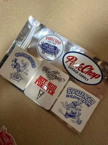 challenger pork chop 스티커 세트