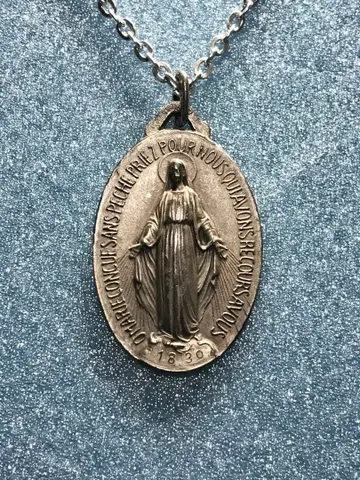 기적(불가사의)의 메달 성모 마리아 메달 목걸이 대소 세트 1830년