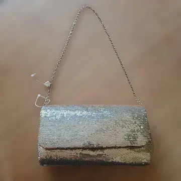 UNITED ARROWS 골드 파티 백 미사용품