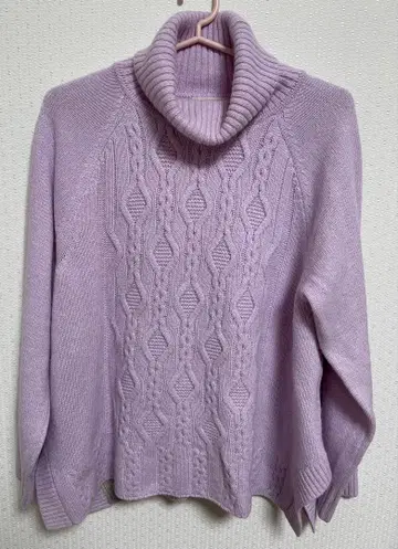 콜디아 밑단 변형 스웨터 핑크 1