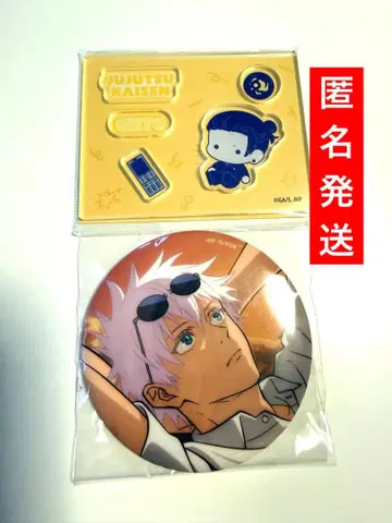 주술회전 세가 럭키 쿠지 캔뱃지 고죠 사토루 아크릴 스탠드 여름 유우타