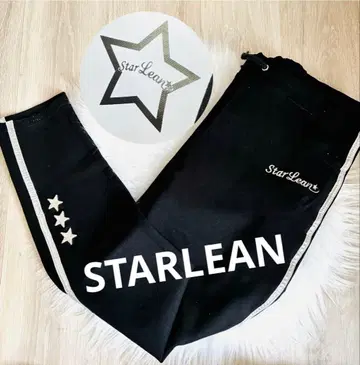 STARLEAN 스타라인 로고 자수 스트레치 실버 사이드 라인