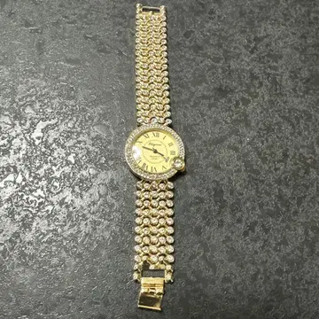 엘리아나 골드 쿼츠 시계 스톤 포함