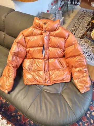 새상품 Lui's 루이스 다운 자켓 700필 카멜 새상품급 택 포함