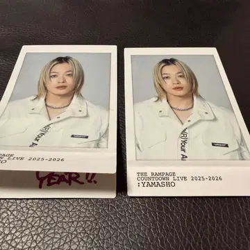 THE RAMPAGE 카운트다운 스티커 카드 야마모토 쇼고 시크릿