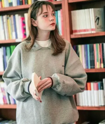 wv project 맨투맨 그레이