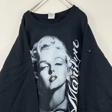 상품명 마릴린 몬로 맨투맨 블랙