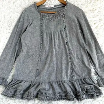 [ 새상품급 ] PINK HOUSE 피코 프릴 레이스 튜닉 현행 일본제