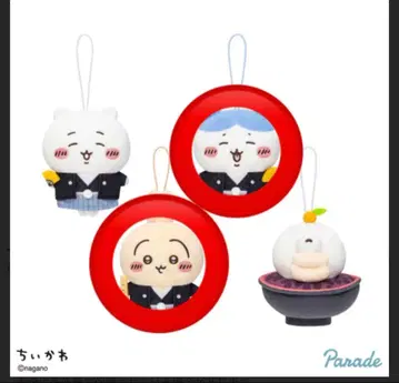 치이카와(먼작귀) 설날 마스코트 하치와레 토끼 세트