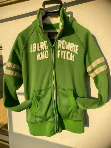 Abercrombie and Fitch 그린 후드티