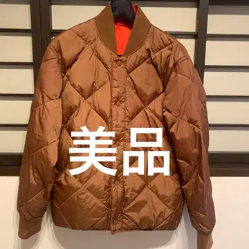 새상품급 UNIQLO U 브라운 다운 자켓 M 리버서블