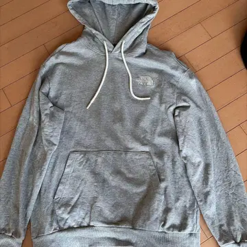 THE NORTH FACE 그레이 후드 부착 후드티 XL