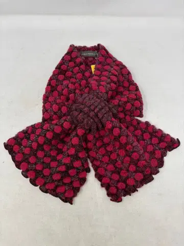 A1676 노비노비 <일본제> 포코포코 캔디 머플러 빨간색 계열