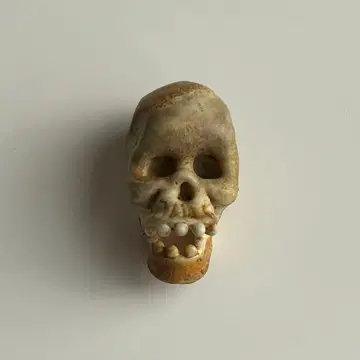 해골 스컬 목걸이 헤드 | 리얼 조형 | 컬렉터용 | 새상품급