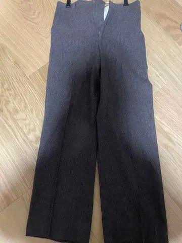 울 슬랙스 80s 빈티지 브라운 탈론 지퍼