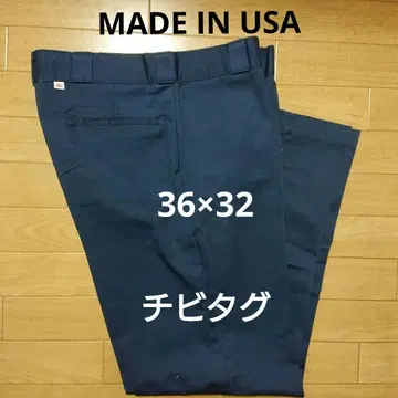 레어 USA제 치비 택 dickies 36 x 32