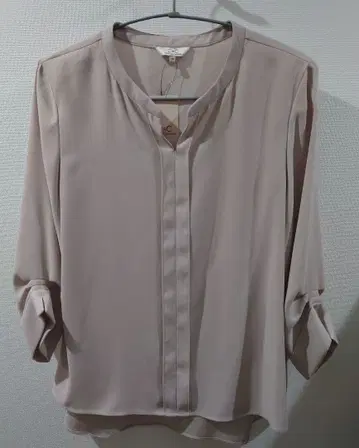 C de C 7부 소매 블라우스 베이지 38