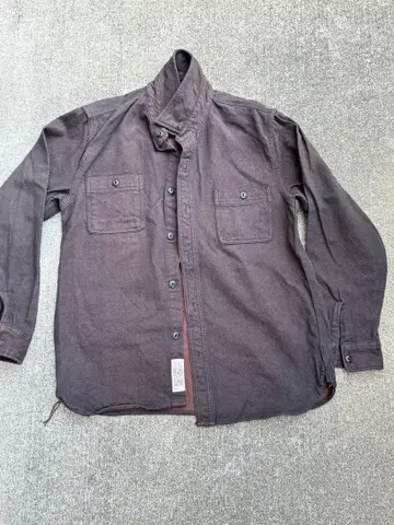 Houston 다크 브라운 버튼 셔츠 XX-LARGE