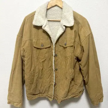 Riche glaze 베이지 오버 사이즈 코듀로이 자켓 M