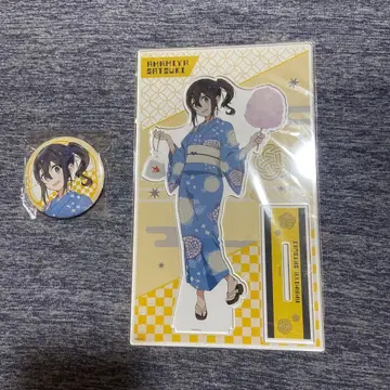 수주 상품 mono 여름 축제 빅 아크릴 스탠드 아메미야 사츠키 캔 배지