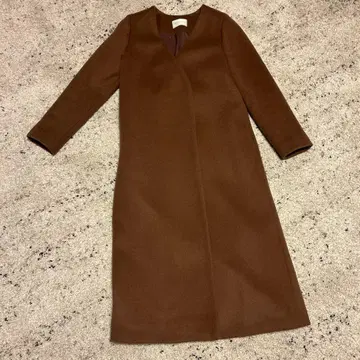 PINKY & DIANNE 브라운 롱 코트