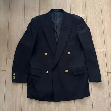 남성용 더블 블레이저 네이비 L 사이즈