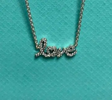 판도라 목걸이 LOVE 펜던트