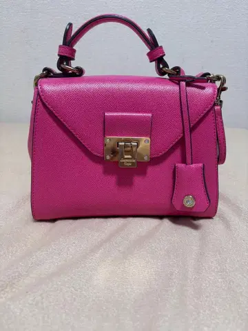 사만다 베가 핑크 핸드백 숄더 포함 갸루