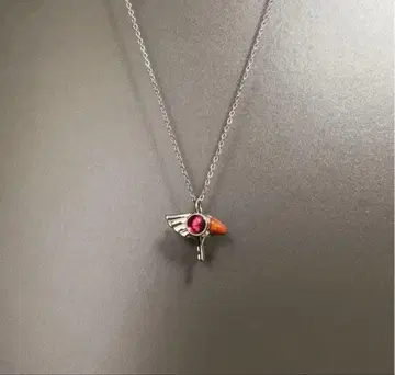 새 모양 펜던트 목걸이 실버 925