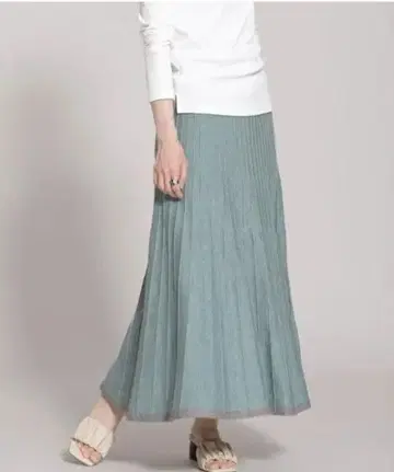 나노 유니버스 세탁기 사용 가능 플리츠 스커트