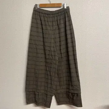 444 자우 스카초 와이드 팬츠 카키 계열