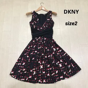 DKNY 노스리브 원피스 도트 무늬