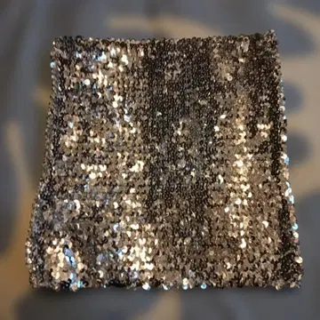 실버 베어탑 폴리에스테르 스팽글